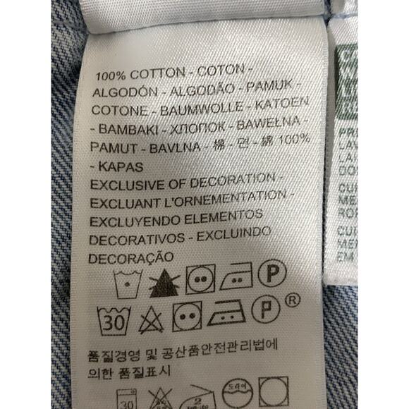 Levi’s Classic Original Denim Trucker Jacket Light Wash Jean Coat Womens M - Picture 6 of 7